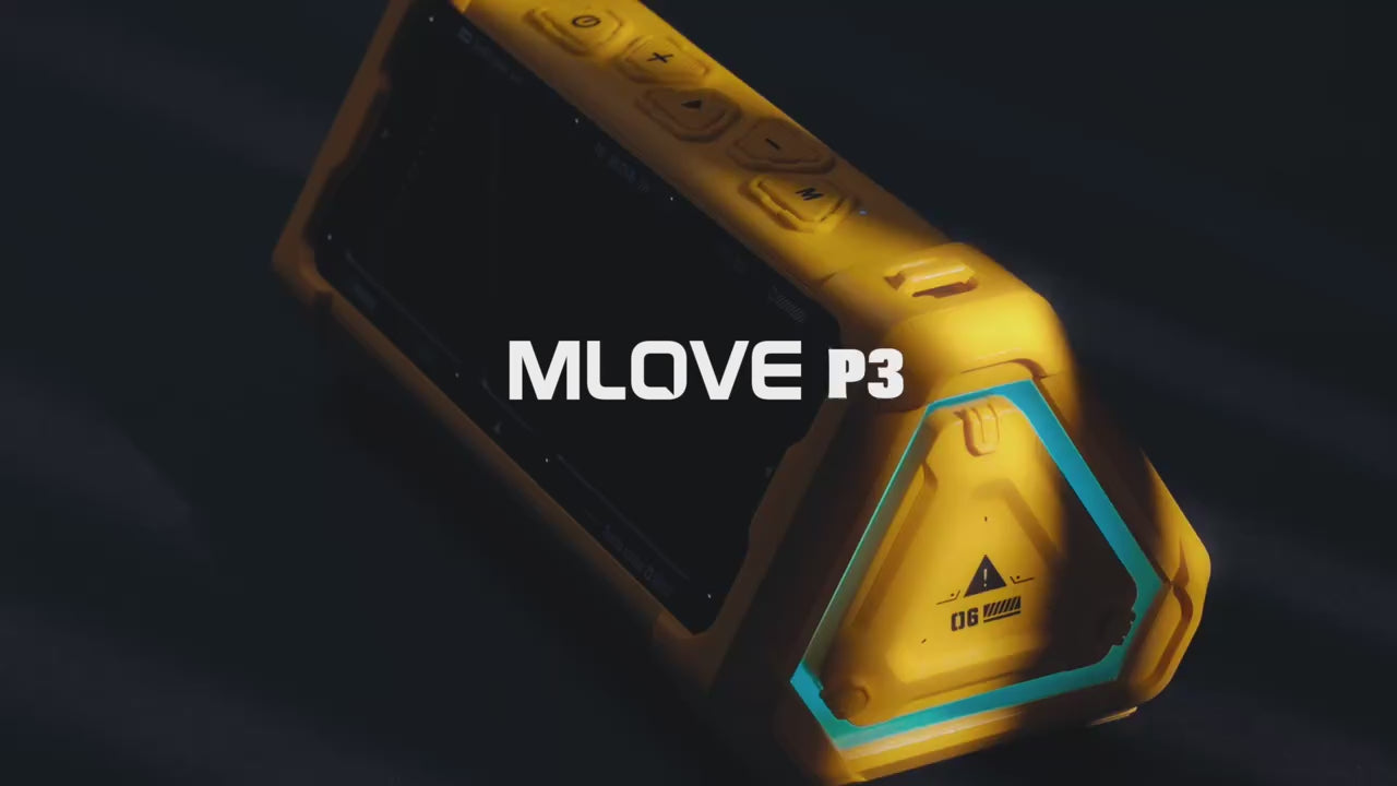 MLOVE P3 Outdoor Bluetooth Speaker, 40W Output Power Bluetooth 5.3 Speaker ,Stereo Sound IPX7 Waterproof,Micro SD Card,RGB Light