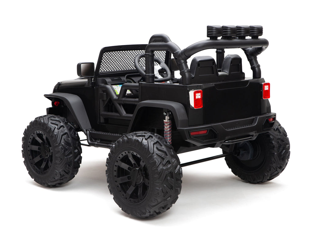 Nighthawk Kids 24V Battery Operated Ride On Truck With Remote - Black