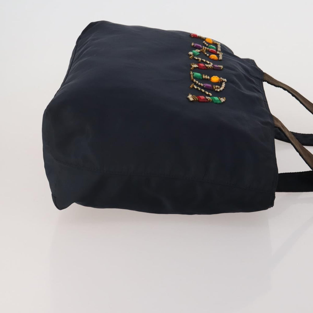 PRADA Tote Bag Shoulder Bag Nylon 4 Set Navy Pink Auth ti4037